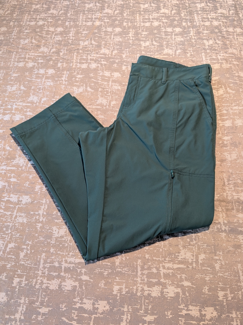 Kirkland Signature Women's Travel Pants in Forest Green